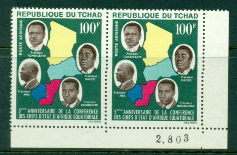 Chad-1964 African heads of State Conference pr