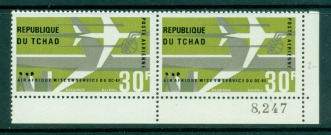 Chad 1966 Air Afrique pr