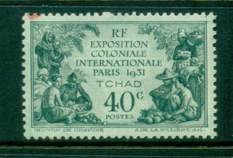 Chad 1931 Colonial Expo 40c