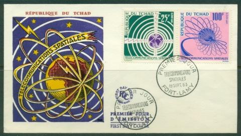 Chad-1963 Space Telecommunications FDC