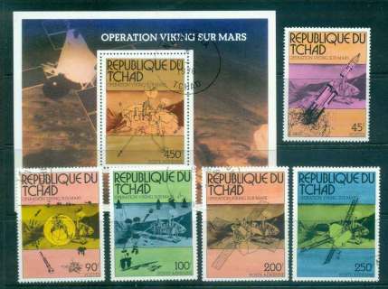 Chad 1976 Viking Mars Mission + MS