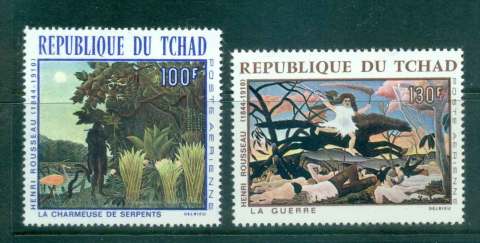 Chad 1968 Henri Rousseau paintings