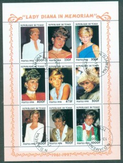 Chad-1998 Princess Diana in Memoriam MS