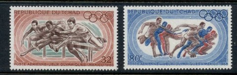 Chad-1968-Summer-Olympics-Mexico-City-MUH