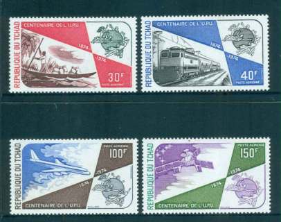 Chad-1974-UPU-Trains-MUH-lot51904