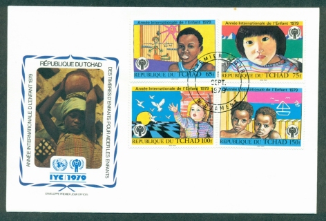 Chad-1979-IYC-International-Year-of-the-Child-FDC-lot32076