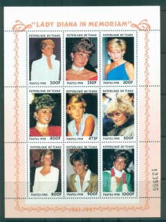 Chad-1999-Princess-Diana-In-Memoriam-MS-MUH-lot82001