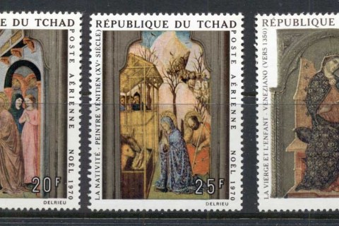 Chad 1970 Xmas Paintings