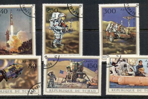 Chad 1972 Apollo 15 Moon Landing
