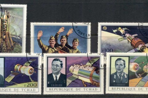 Chad 1972 Soyuz 11 Space Link up