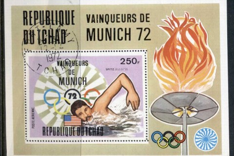 Chad 1972 Summer Olympics Munich Winners MS