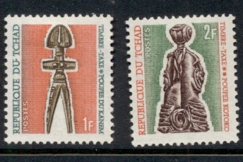 Chad-1963 Postage Dues 1,2f