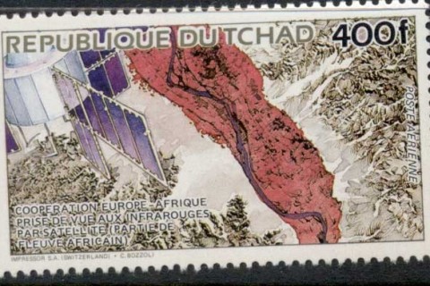 Chad 1980 Europ Afrique, Infared Crop photo