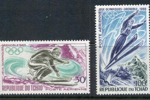 Chad 1978 Winter Olympics Grenoble