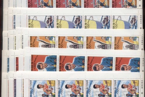 Chad 1968 Summer Olympics Mexico City 24x sheetlets