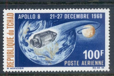 Chad 1969 Apollo 8 Space Mission