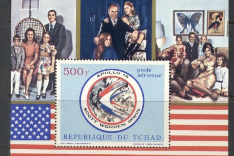 Chad 1972 Apollo 15 Space Mission MS