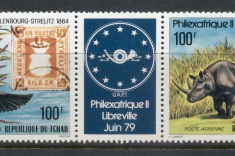 Chad 1979 Philexafrique pr + label