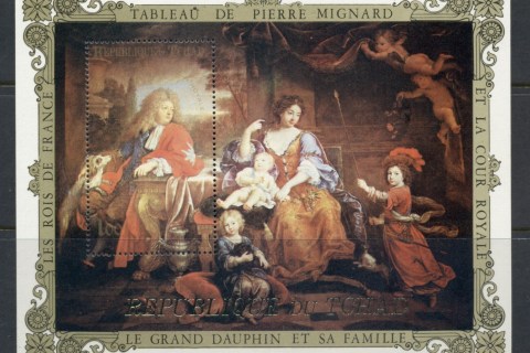 Chad 1972 Painting, 100f Dauphin MS