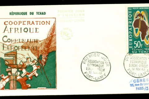 Chad-1963 Europ Afrique FDC