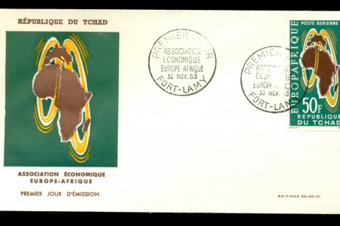 Chad-1963 Europ Afrique FDC