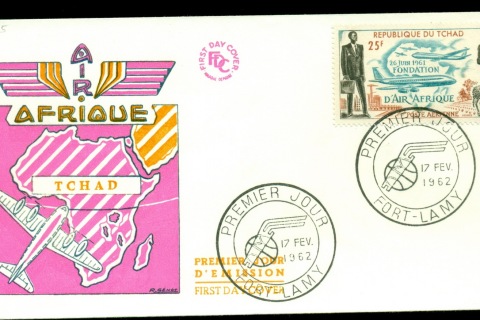 Chad-1962 Air Afrique FDC