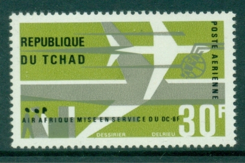 Chad 1966 Air Afrique
