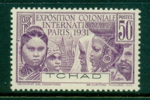 Chad-1931 Colonial Expo 50c