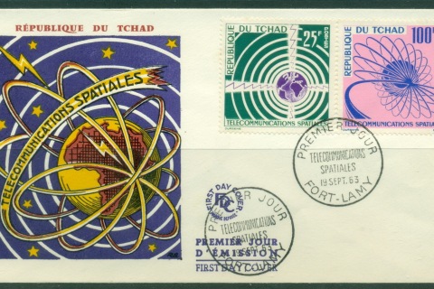 Chad-1963 Space Telecommunications FDC