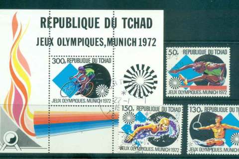 Chad 1972 Munich Olympics + MS