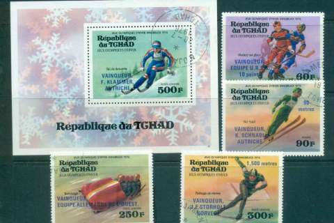 Chad 1976 Winter Olympics Winners + MS