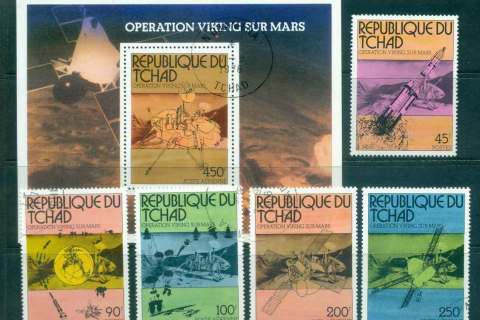 Chad 1976 Viking Mars Mission + MS