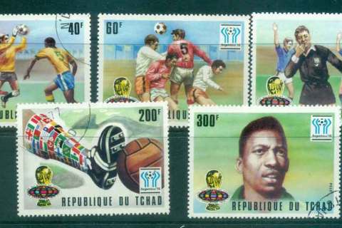 Chad 1977 World Cup Soccer