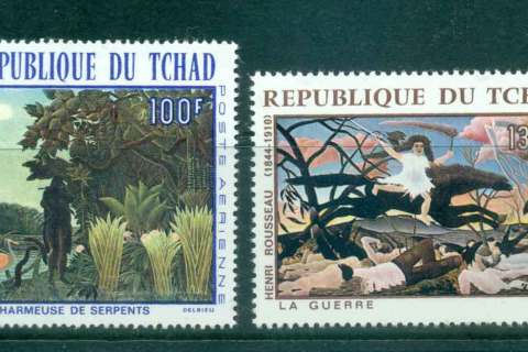 Chad 1968 Henri Rousseau paintings