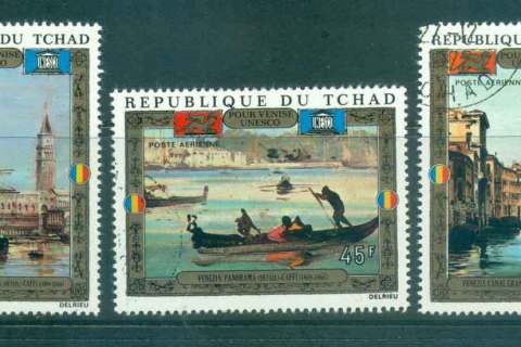 Chad 1972 Paintings UNESCO campaign to save Venice