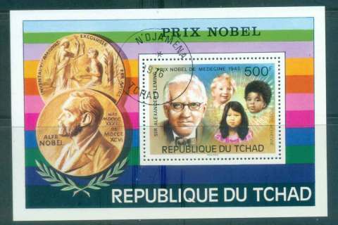 Chad 1976 Nobel Prize MS