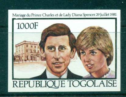 Togo-1981 Royal Wedding Charles & Diana