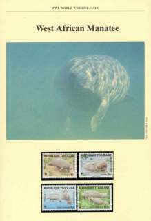 Togo-1984 WWF West African Manatee