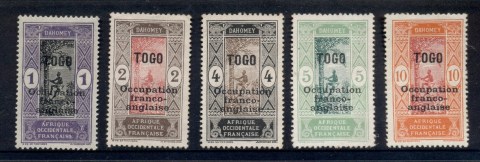 Togo-1916-17-Opts-on-Dahomey-Asst-MLH-MNG