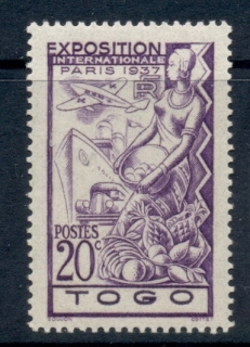 Togo-1937-Paris-International-Exhibition-20c-MLH