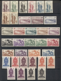 Togo-1941-44-Pictorials-small-faults-MLH