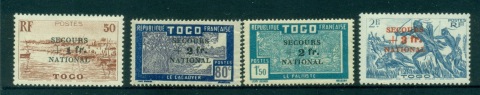 Togo-1941-Pictorials-Opt-Secours-National-MUH