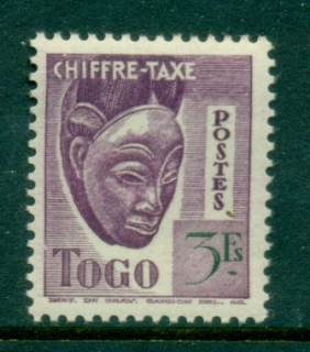 Togo-1942-44-Postage-Due-3f-MUH