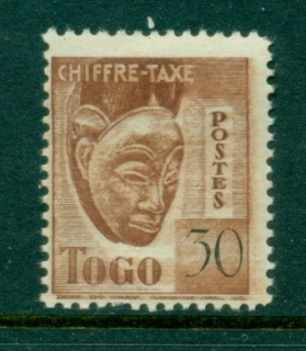 Togo-1942-44-Postage-Due-50v-MUH