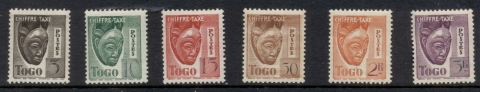 Togo-1942-44-Postage-Dues-redrawn-MLH