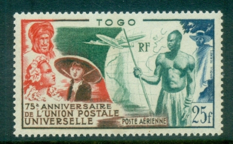 Togo-1949-UPU-75th-Anniversary-MUH