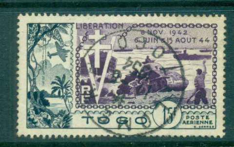 Togo-1954-Liberation-FU-Lot49764