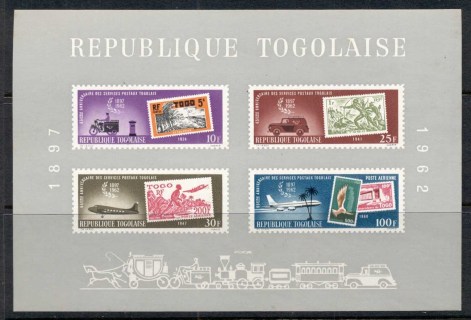 Togo-1962-Mail-Service-light-gum-tone-spots-MS-MUH