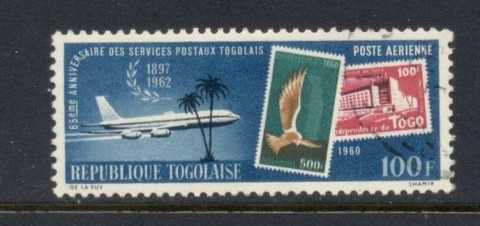 Togo-1963-Mail-Service-100f-FU