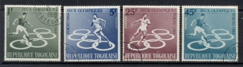 Togo-1964-Summer-Olympics-Tokyo-CTO